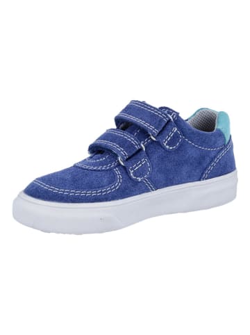 Richter Shoes Leder-Sneakers "Leandro" in Blau