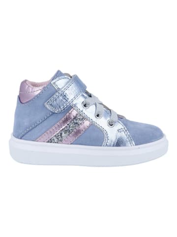 Richter Shoes Leder-Sneakers "Alessa" in Hellblau