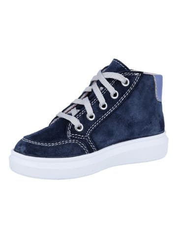 Richter Shoes Leder-Sneakers "Alessa" in Dunkelblau