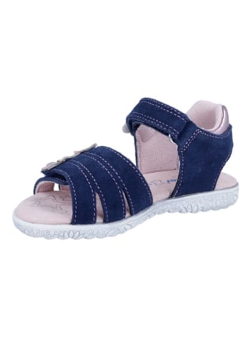 Richter Shoes Leder-Sandalen "Sole" in Dunkelblau