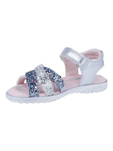 Richter Shoes Sandalen "Sole" in Silber/ Blau