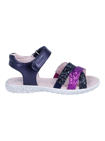 Richter Shoes Sandalen "Sole" in Dunkelblau/ Lila