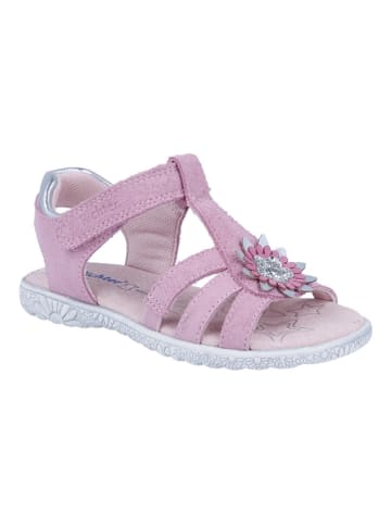 Richter Shoes Leder-Sandalen "Sole" in Rosa
