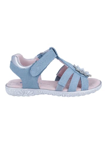 Richter Shoes Leder-Sandalen "Sole" in Blau