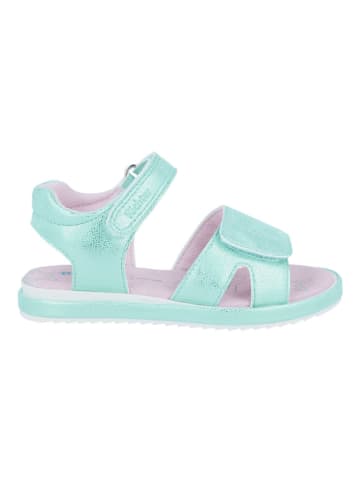 Richter Shoes Sandały "Romea" w kolorze turkusowym