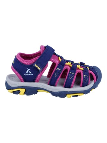 Richter Shoes Enkelsandalen "Boulder" donkerblauw/roze
