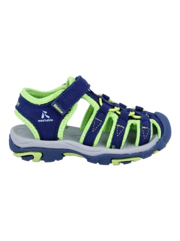 Richter Shoes Halbsandalen "Boulder" in Blau/ Grün