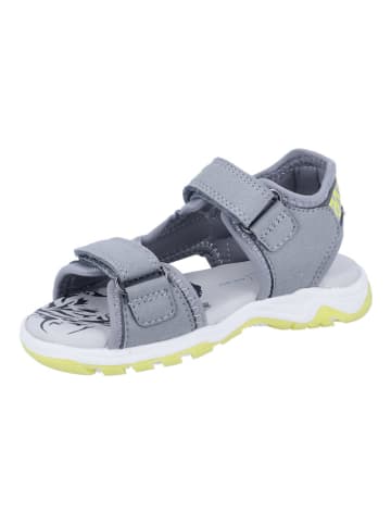 Richter Shoes Sandalen "Leon" in Grau/ Gelb