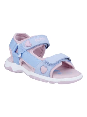 Richter Shoes Sandalen in Hellblau/ Rosa