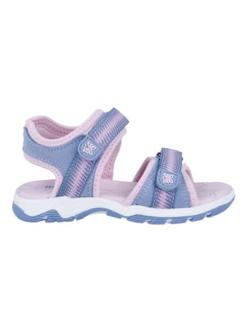Richter Shoes Sandały w kolorze błękitno-jasnoróżowym