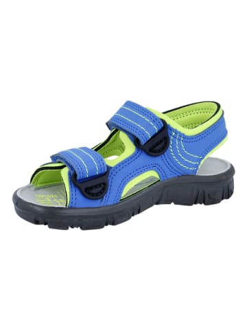 Richter Shoes Sandalen "Adventure" in Blau/ Grün