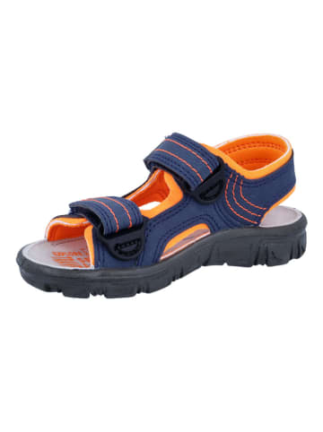 Richter Shoes Sandalen "Adventure" in Dunkelblau/ Orange