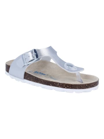 Richter Shoes Zehentrenner "Bios" in Silber