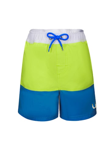 Peek U Badeshorts "Aysu" in Blau/ Grün/ Weiß
