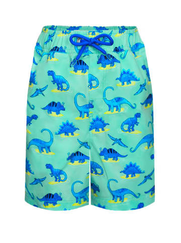 Peek U Badeshorts "Nehir" in Türkis/ Blau