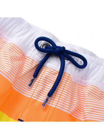 Peek U Badeshorts "Kasumi" in Dunkelblau/ Bunt