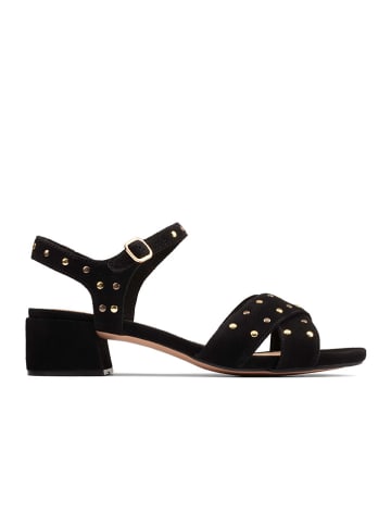 Clarks Leren haksandalen "Sheer35 Strap" zwart