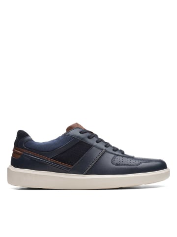 Clarks Leren sneakers "Cambro Race" donkerblauw