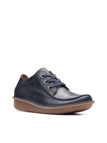 Clarks Leren veterschoenen "Funny Dream" donkerblauw