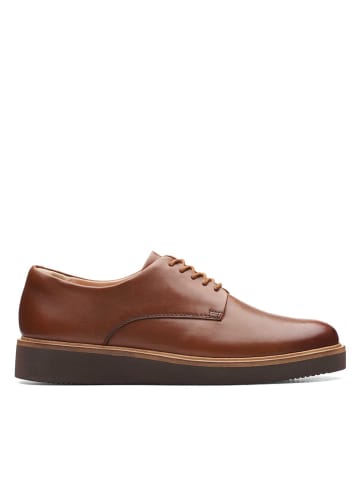 Clarks Leren veterschoenen "Glickly Derby" lichtbruin