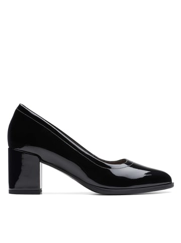 Clarks Leder-Pumps "Freva55 Court" in Schwarz