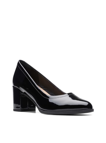 Clarks Leder-Pumps "Freva55 Court" in Schwarz