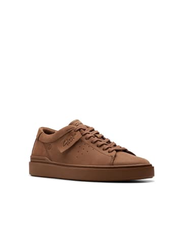 Clarks Leren sneakers "Craft Swift" lichtbruin