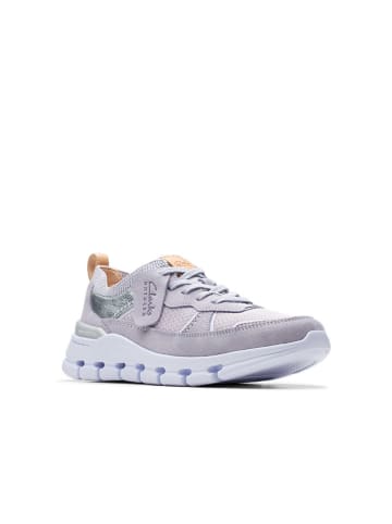Clarks Leder-Sneakers "Nature X Cove" in Lila