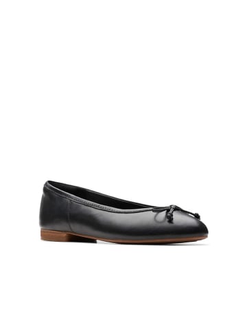 Clarks Leder-Ballerinas "Fawna" in Schwarz