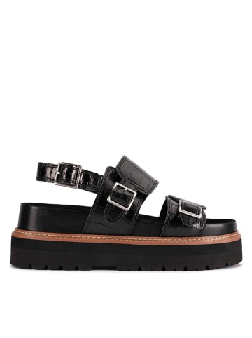 Clarks Leder-Sandaletten "Orianna Glide" in Schwarz