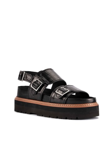 Clarks Leder-Sandaletten "Orianna Glide" in Schwarz