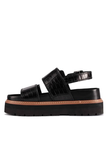 Clarks Leder-Sandaletten "Orianna Glide" in Schwarz