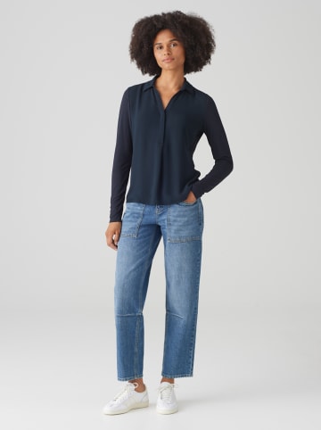OPUS Bluse in Dunkelblau