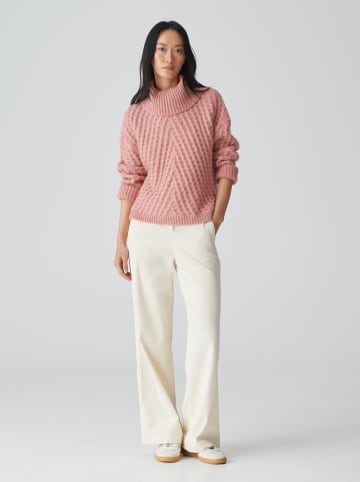 OPUS Rollkragenpullover in Rosa