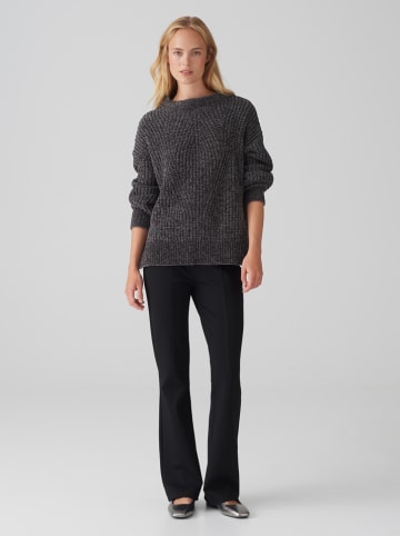 OPUS Sweter w kolorze czarnym