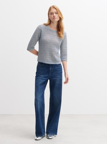 OPUS Sweter w kolorze niebieskim