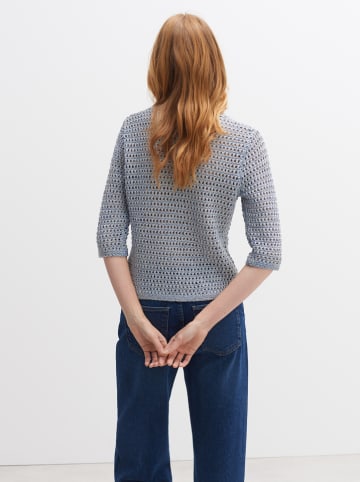 OPUS Sweter w kolorze niebieskim