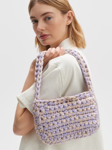 OPUS Schultertasche in Flieder - (B)26 x (H)18 x (T)7 cm