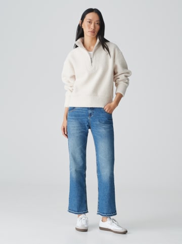 OPUS Fleece trui lichtblauw