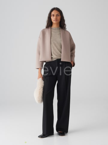 OPUS Sweatjacke in Taupe