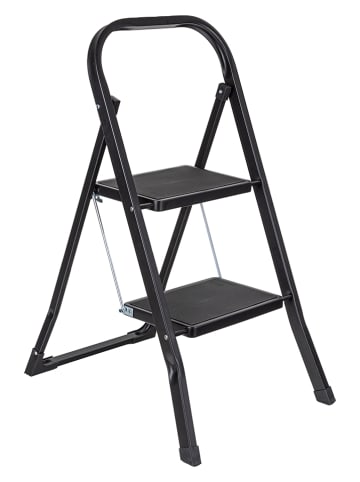 Everysentials Opvouwbaar opstapje zwart - (B)46,5 x (H)81 x (D)54,5 cm