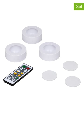 Nordheim 3-delige set: onderbouwlampen wit - Ø 5,6 cm