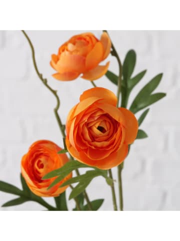 Boltze Sztuczne kwiaty (2 szt.) w kolorze zielono-pomarańczowym - wys. 52 cm