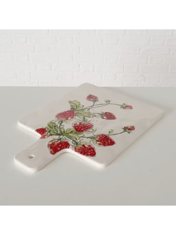 Boltze Deska "Strawberry" w kolorze czerwonym do krojenia - 26,5 x 15 cm