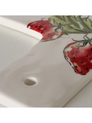Boltze Schneidebrett "Strawberry" in Rot - (B)26,5 x (H)15 cm