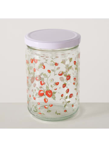 Boltze 2-delige set: voorraadglazen rood - 500 ml