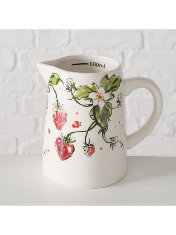 Boltze 2er-Set: Krüge "Strawberry" in Rot - 500 ml