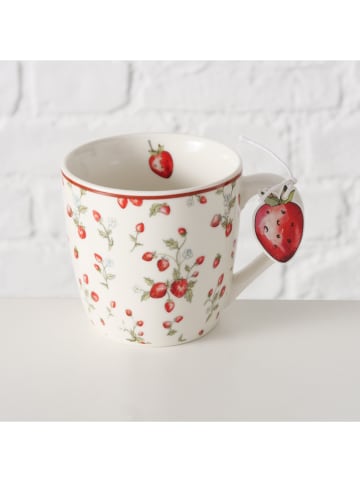 Boltze 2er-Set: Kaffeetassen in Rot - 250 ml