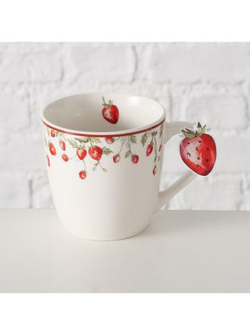 Boltze 2er-Set: Kaffeetassen in Rot - 250 ml