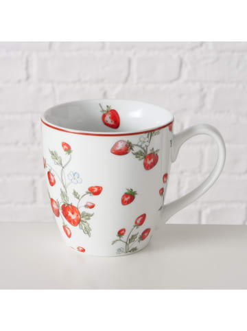 Boltze 2er-Set: Jumbotassen in Rot/ Grün - 480 ml